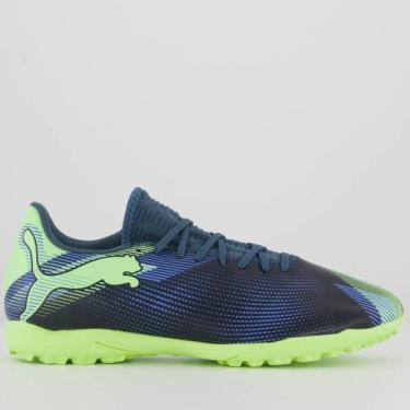 Imagem de Chuteira Puma Future 7 Play Society Preta e Verde, 38