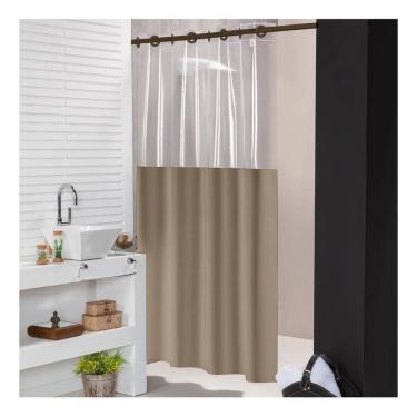 Imagem de Cortina Para Box Banheiro Impermeável Antim Cortina Box Avel