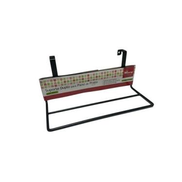 Imagem de Suporte De Pano De Prato E Toalha Para Gaveta E Porta Duplo Banheiro C