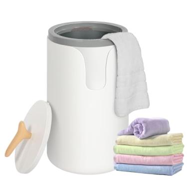 Imagem de JXUFDHO Aquecedor de toalhas, aquecedores de toalhas quentes de 20L para banheiro, aquecedor de toalha de desligamento automático, spa, 2 modos de temperatura e 3 configurações de temporizador