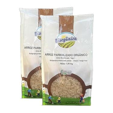 Imagem de Kit 2X: Arroz Parboilizado Orgânico Biorgânica 1kg