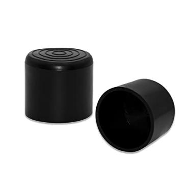 Imagem de Flyshop 16 peças 38mm tampas para pés de cadeira em PVC, tampas protetoras redondas para pés de cadeira, proteção para o piso, resistentes a arranhões, deslizadores pretos para móveis