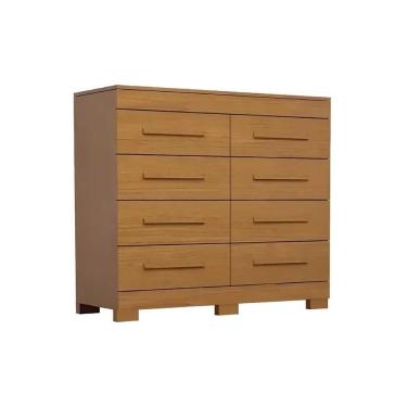 Imagem de Cômoda Solteiro Nalu C- 8 Gavetas Cinamomo - Acp