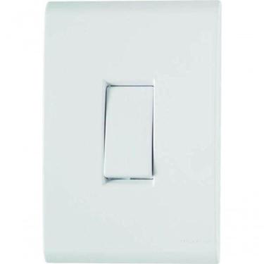 Imagem de Conjunto 4x2 1 Interruptor Bipolar Tramontina Liz 10 A 250 V Branco