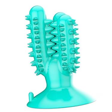 Imagem de Zhjvihx Brinquedo de Limpeza de Dentes de Cachorro, Dentes de de de Alimentos Resistentes à Mordida (Lake Blue (Woof: aprox. 101.6cm / 40in))
