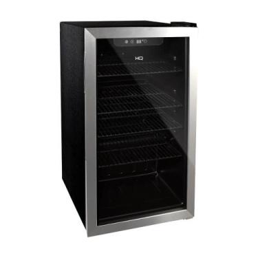 Imagem de Cervejeira Expositor Vertical HQ Vidro Duplo 100 Litros Inox HQ-100CEV