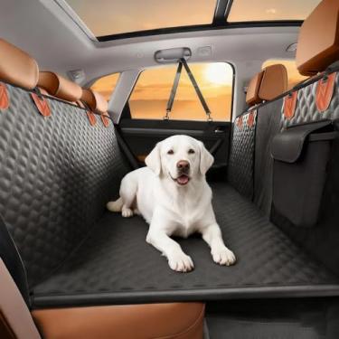 Imagem de Pigirdle Capa de assento de carro para cachorro para banco traseiro, capa de assento de...