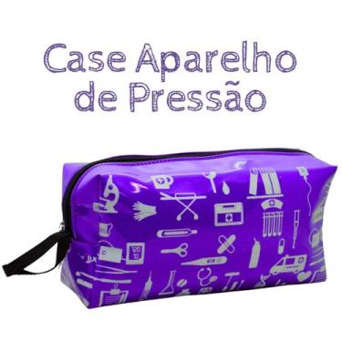Imagem de Kit Maleta Bolsa Estagio Saude Case Esteto Aparelho - LOVE SAUDE, ROXO