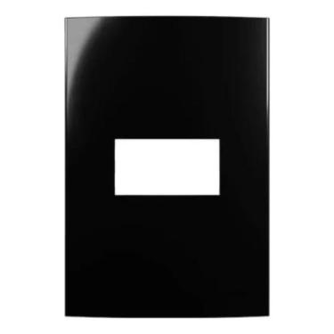 Imagem de Placa 4x2 1 Posto Horizontal Ebony Sleek - MARGIRIUS