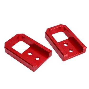 Imagem de aqxreight Gancho de Reboque Vermelho Gancho de Reboque Frontal Em Liga de Alumínio para 2024-2026 Substituição de 2 Pacotes Com Acabamento Vermelho Brilhante Design Robusto T6061