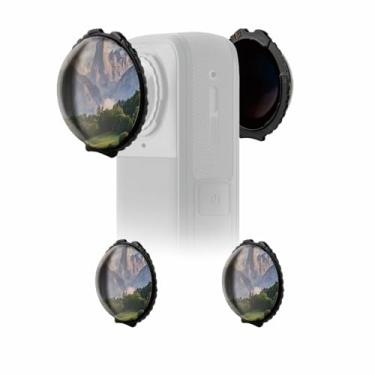 Imagem de Conjunto de filtros ND compatível com Insta360 X5, pacote com 2 ND16