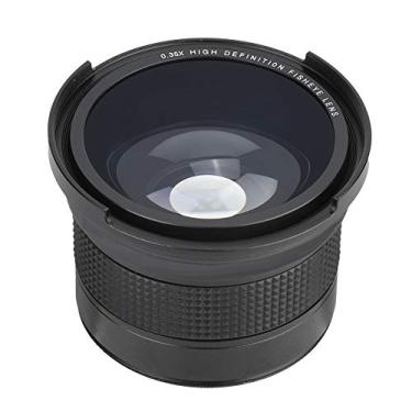Imagem de Semme Lente Olho de Peixe de 58 MM Lente Grande Angular 0,35X para Câmera DSLR Com Corpo Em Liga de Alumínio e Magnésio Adaptador Super Grande Angular para Câmera Digital SLR