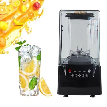 Imagem de Liquidificador EléTrico - 2600W com Tampa Isolante Sonora, Painel Inteligente e 6 Lâminas para Smoothies, Nozes, Gelo e Frutas