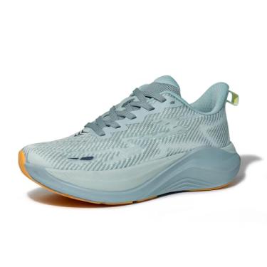 Imagem de Hawkwell Tênis feminino Cloud Zero Active para amamentação almofadado, respirável, tênis, caminhada, academia, trabalho médico, Azul turquesa, 34