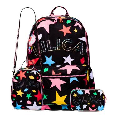 Imagem de Mochila Costas Lancheira Estojo Box Lilica Ripilica Prisma