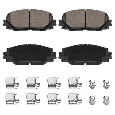Imagem de HECHENQICHE Pastilhas de freio dianteiras de cerâmica para Toyota Yaris Prius C Scion iQ