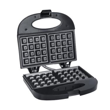 Imagem de Grill Waffle 220v Deluxe Antaderente 750w Black - Badula Mix