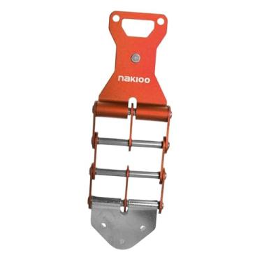 Imagem de Generic Fivela de cinto de ferramentas em liga de alumínio, versátil, fácil de instalar, com clipe de liberação rápida para eletricistas e construtores. Ideal, Laranja Girando