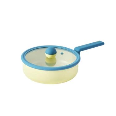Imagem de Frigideira Wok 24cm/2,5l - Indução Com Revestimento Cerâmico - Danish - Neoflam - Amarelo