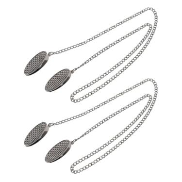 Imagem de NOLITOY 2 peças Sturdychain Suporte de guardanapo clipe para carrinho de jantar guardanapo e porta-lenços