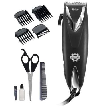 Imagem de Cortador de Cabelos Philco PCR12CR Skull Pro Chrome 9 em 1, 110V