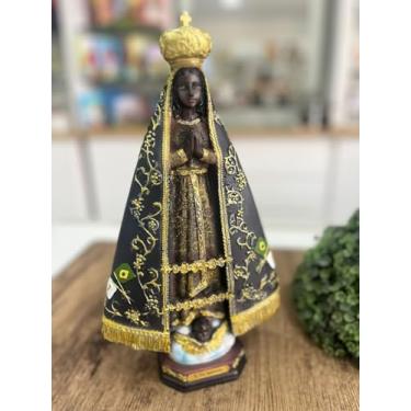 Imagem de Imagem Nossa Senhora Aparecida 30 cm em Resina Importada