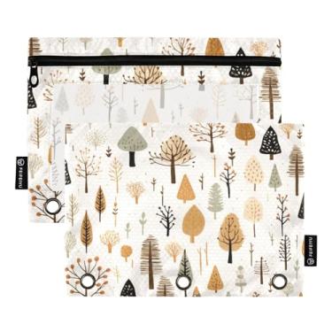 Imagem de Wassud Ilustrações Padrão de Natal Pacote com 2 Pastas de Fichário Pastas de Bolso com 3 Furos, Pasta Organizadora de Fichários para Casa, Escritório