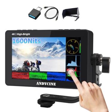 Imagem de Mingzhe Monitor de Campo de Câmera de 5,5 Polegadas Controle de Toque Diretor Monitor de Vídeo 3D Luts 1600nits Brilho Com Saída de Entrada 4K para DSLR