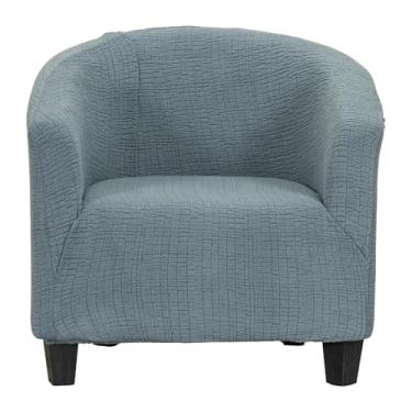 Imagem de Eco-Ancheng Capa elástica para cadeira de clube, capa de cadeira de barril, capa de poltrona, capa de sofá, removível, protetor de móveis para sala de estar, 05