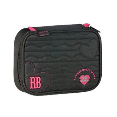 Imagem de Estojo Box Rebecca Bonbon Organizador Escolar P/ 36 Pens Ideal Para Escola Juvenil e Dia a Dia Coleção Heart Beats Clio