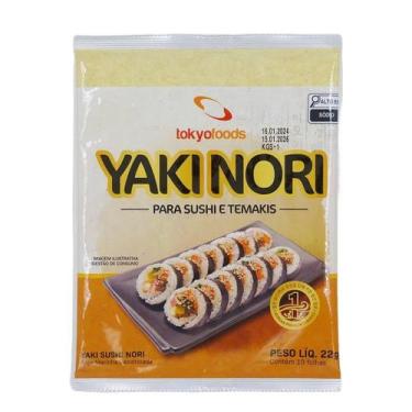 Imagem de Alga Nori Desidratada Yakinori Tokyo Foods 22g - Tokyofoods