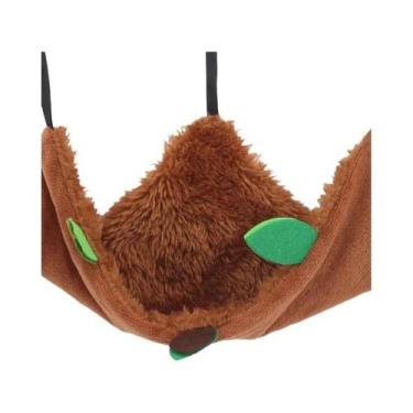 Imagem de Cama Suspensa Para Hamster, Túnel, Brinquedo De Madeira Para Chinchila