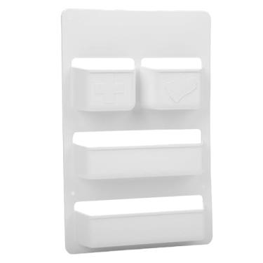 Imagem de MAVIS LAVEN Organizador de Porta para RV, Caixa de Armazenamento Montado na Parede Em ABS Com Design Em Camadas para RV, Van, Banheiro, Papel Higiênico Biodegradável