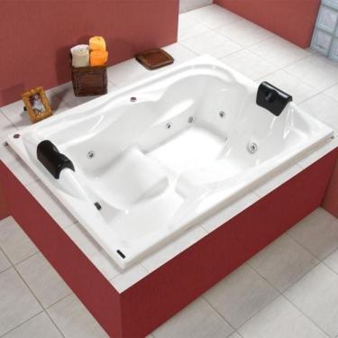 Imagem de Banheira Hidromassagem Astra Nobile Maggiore Luxo 180cmx130cmx53cm - 04 Jatos Acrílico P1 Sem Aquecedor 220v
