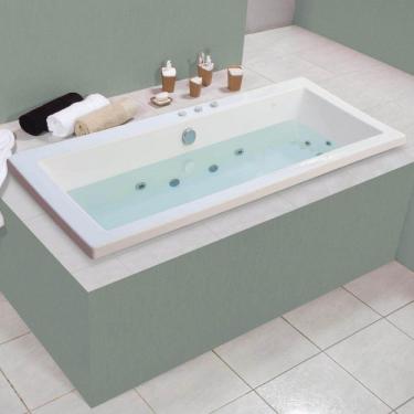 Imagem de Banheira Hidromassagem Astra Cayman Super Luxo 180cmx85cmx47cm 06 Jatos Acrílico P1 com Aquecedor 220v