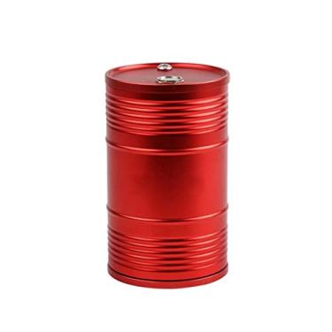 Imagem de Cinzeiros Carro Cinzeiro de Metal com Tampa Criativo Escritório Pequeno Cinzeiro Carro com Cinzeiro Suprimentos Ornamentos Decoração de Casa (Cor: Vermelho)