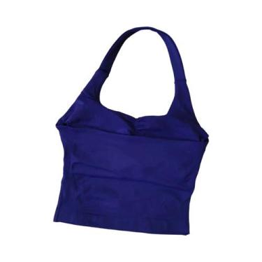 Imagem de Top Esportivo Feminino Sexy Sem Costas Para Treino, Yoga E Academia Co