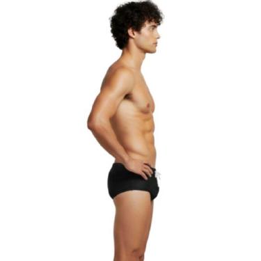 Imagem de Sunga Slim Básica Lisa WLS Modas Masculina Praia Verão Confortavel, M,