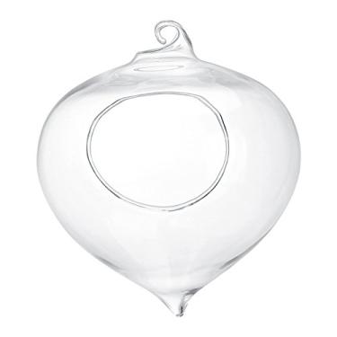 Imagem de Domary Vaso de Flores de Vidro Pendurado Design Em Forma Lágrima para Decoração Escritório Doméstico