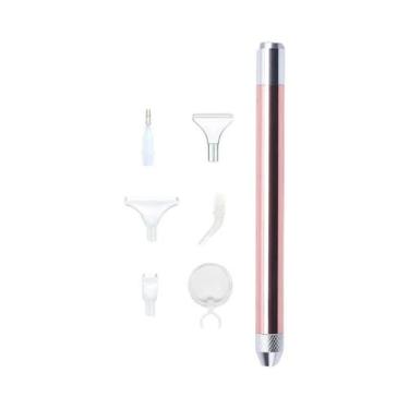 Imagem de Ponto luminoso broca caneta com lupa, iluminação adesivo, diamante pin