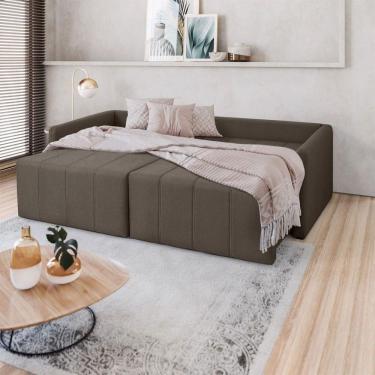 Imagem de Sofá Cama Montana Retrátil E Reclinável 3 Lugares Sofatec Grafite