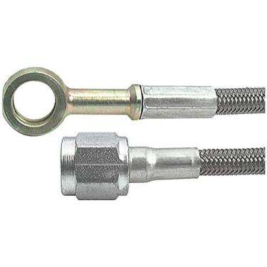 Imagem de Allstar Desempenho ALL46440-24 linhas de aço trançado de 60,96 cm com encaixe banjo de 10 mm
