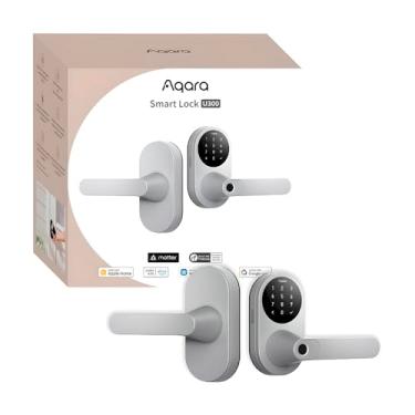 Imagem de Fechadura Inteligente Smart Lock U300 Prata Wi-Fi: Segurança Avançada com Biometria, Senha e Controle Remoto via App para Casa Conectada Moderna