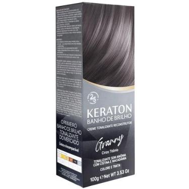 Imagem de Kert Keraton Tonalizante Banho de Brilho Granny - Cinza Titânio 100g