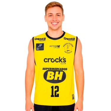 Imagem de Camisa Time Feminino Praia Clube 2026 Amarela C. Gattaz Masculina-Masculino