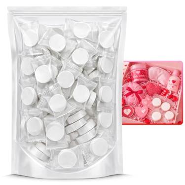 Imagem de 100 tabletes de toalha comprimidos, toalhas descartáveis para viagens, macio, durável e estéril, pacote de toalhas de rosto descartáveis para casa e ao ar livre, toalhas de acampamento para limpar o