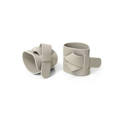 Imagem de Argola De Guardanapo Copa E Cia 2 Pçs Ravena Areia