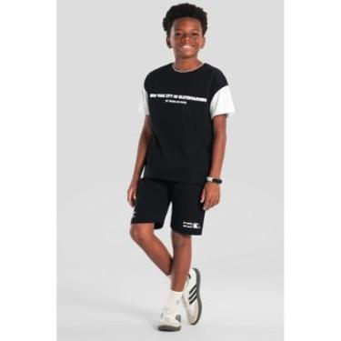 Imagem de Conjunto infantil menino oversized Brandili-Masculino