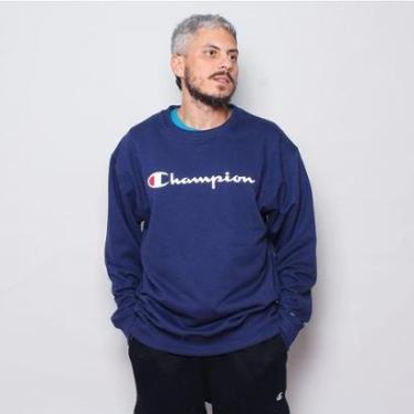 Imagem de MOLETOM CREWNECK CHAMPION ATHLETIC POWERBLEND SCRIPT LOGO INK-Masculino