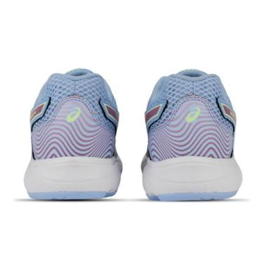 Imagem de Tênis ASICS Buzz 4 - Infantil - Azul/Amarelo